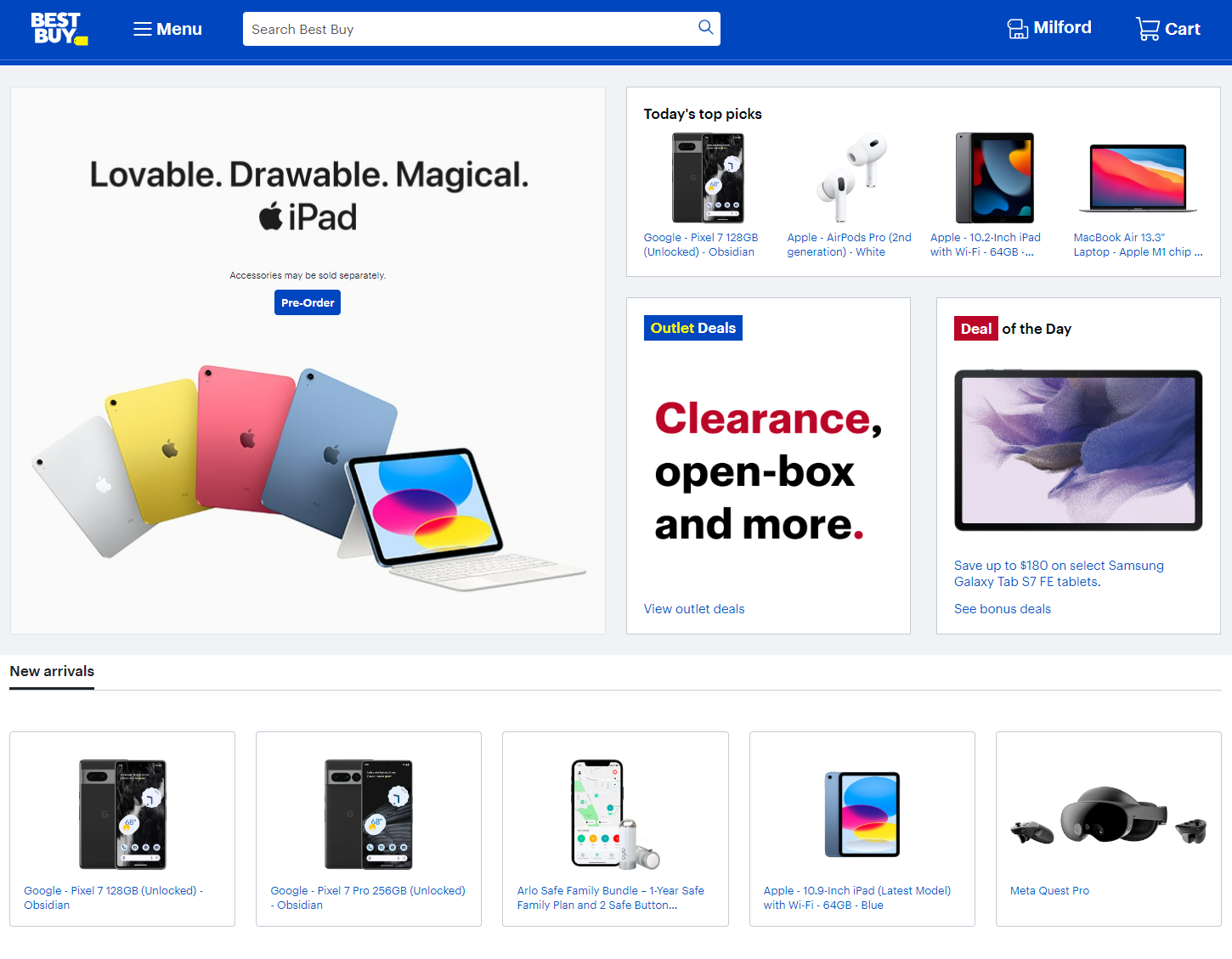 Best Buy Ecommerce UX UI