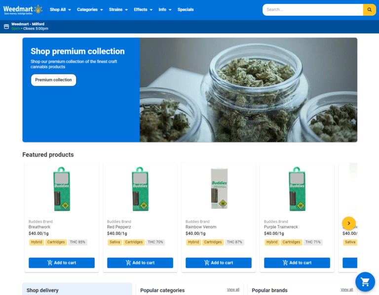 Rank Really High Weedmart Demo site