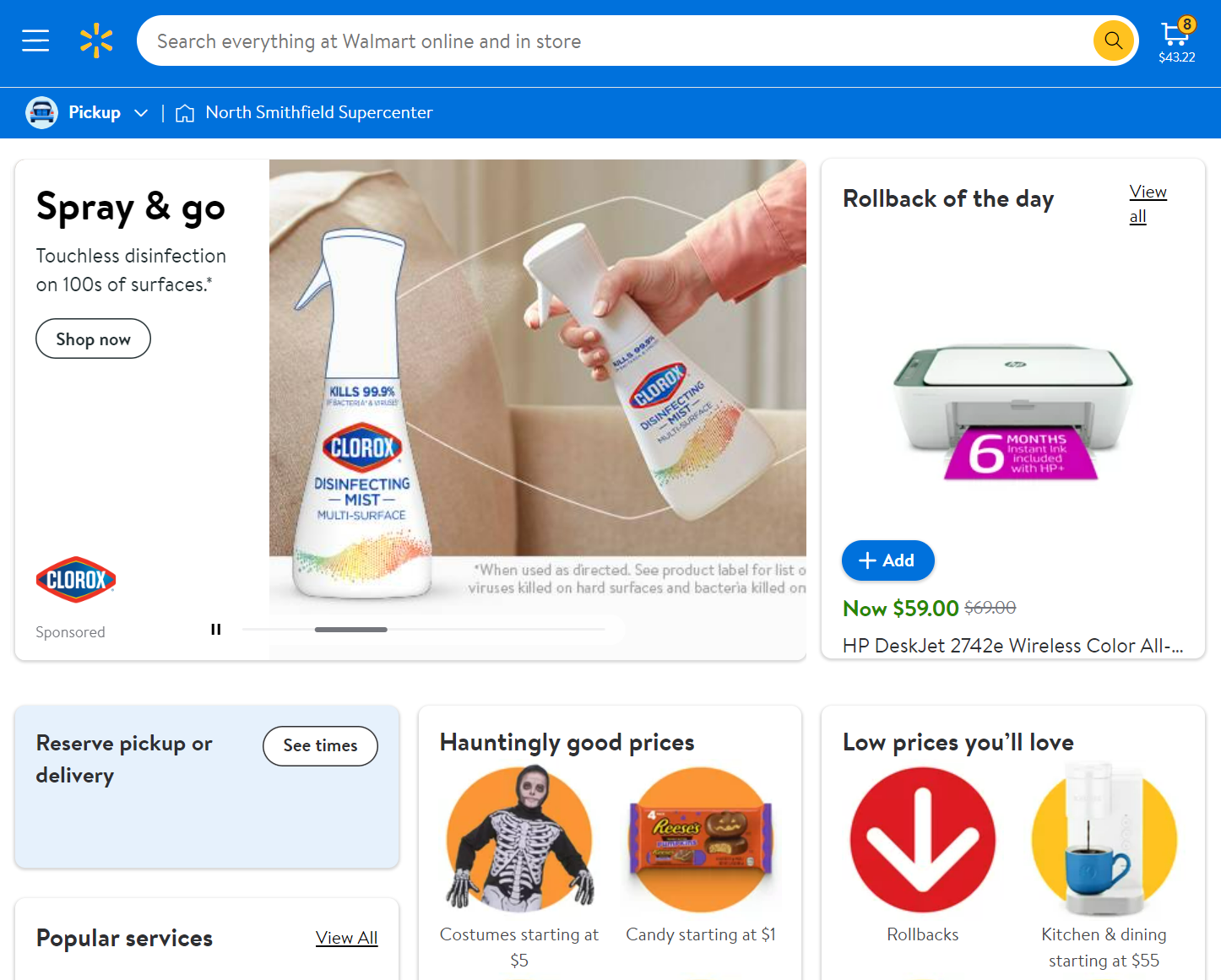 Walmart Ecommerce Website UX UI