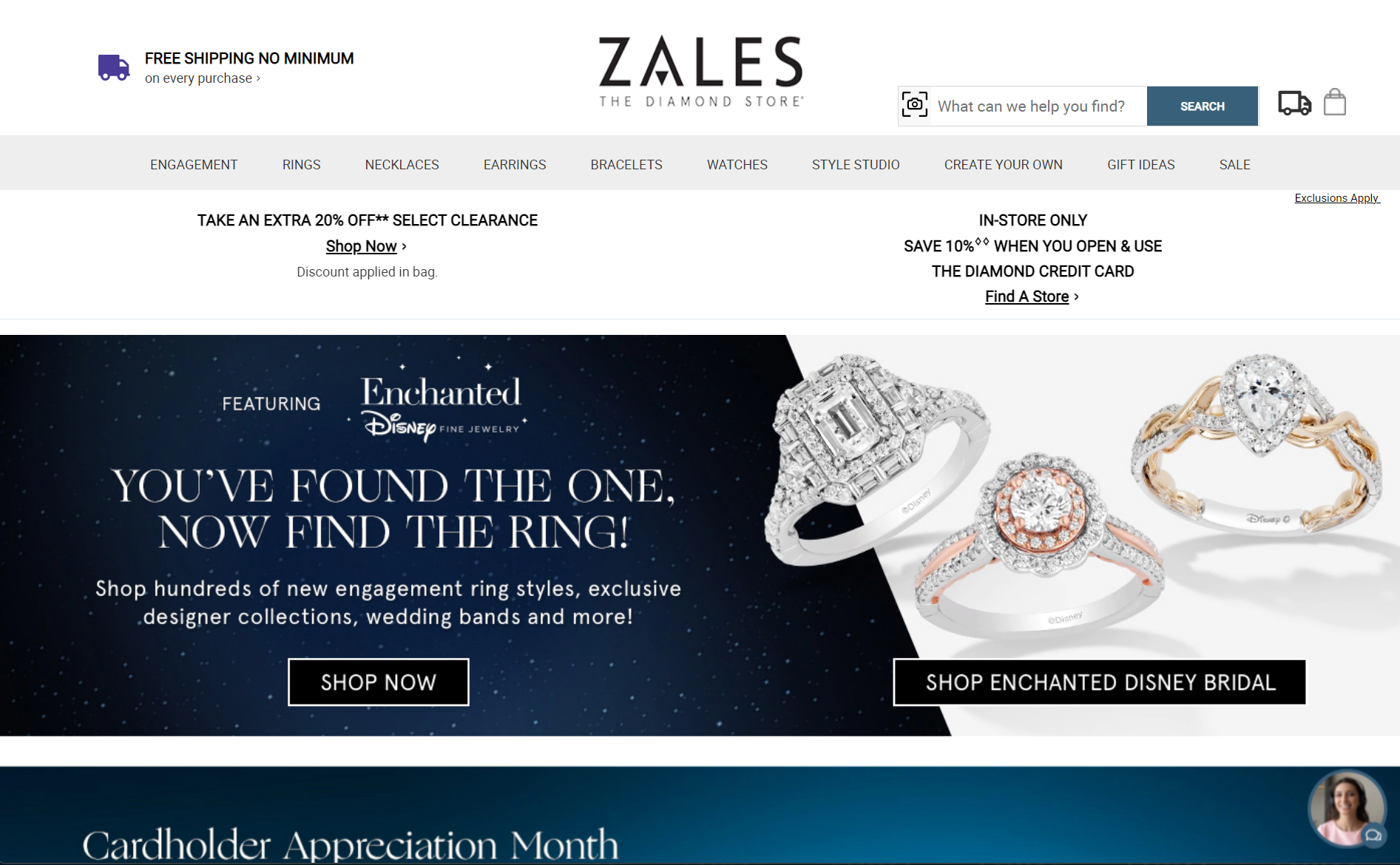 Zales ecommerce Website UX UI