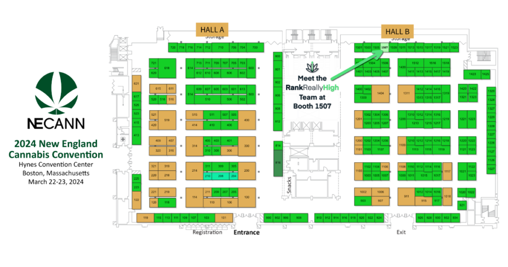 Meet the Rank Really High Team at Necann Boston at booth 1507