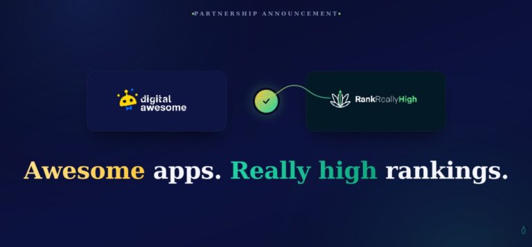 Digital Awesome Rank Really High Partnership Announcement