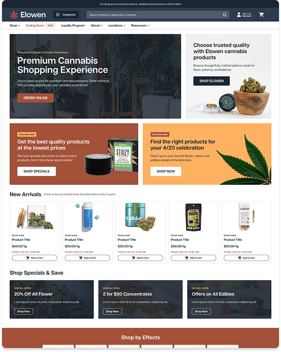 Homepage Style 1 shown on desktop and mobile devices