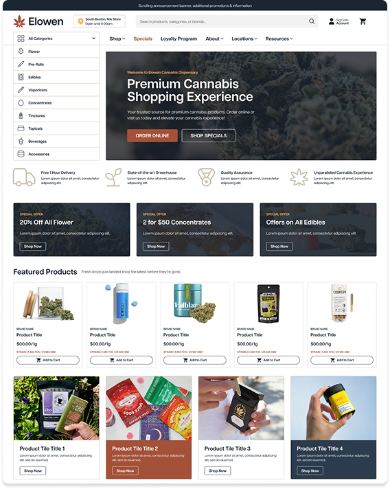 Homepage Style 3 shown on desktop and mobile devices