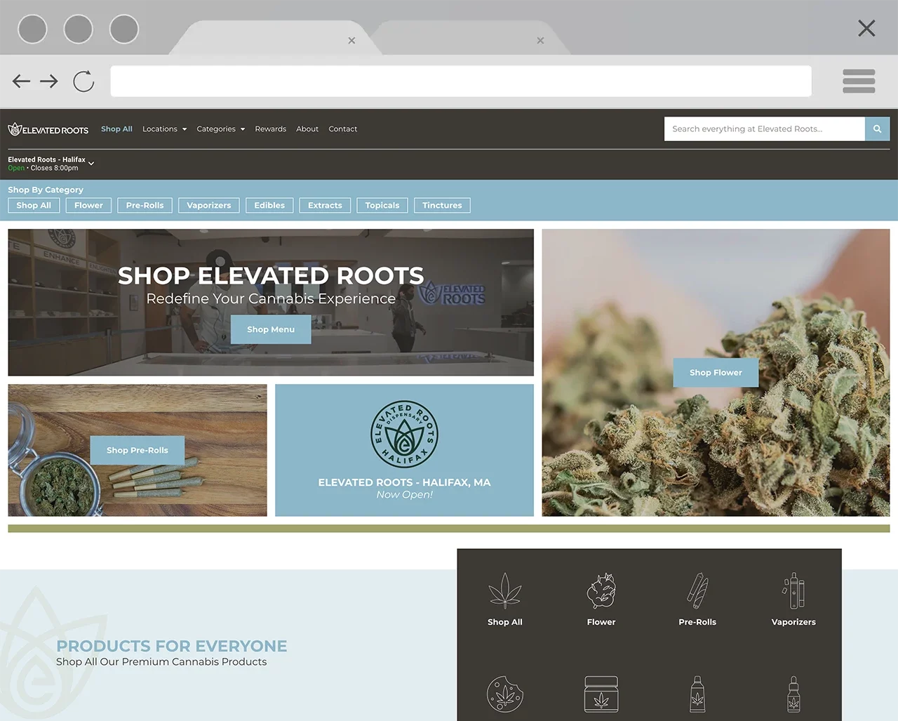 Elevated Roots Website