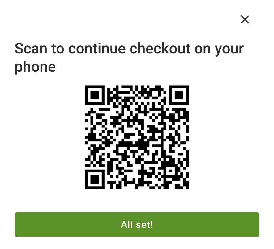 Kiosk Mode QR Code