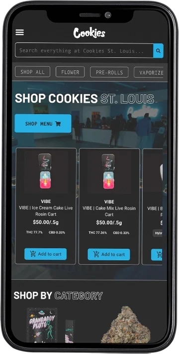 Cookies Dispensary eCommerce Website